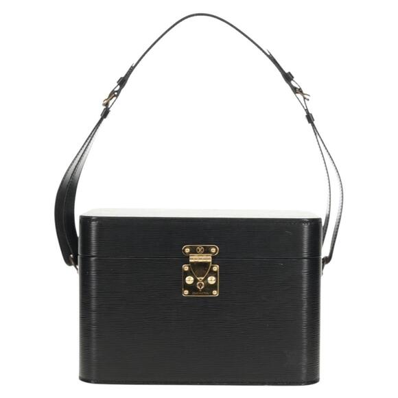 LOUIS VUITTON Vanity Epi Shoulder Bag Black LV Auth 148141A - Picture 13 of 16